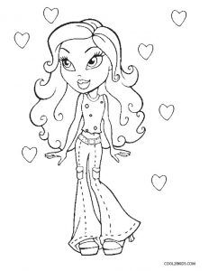 cute baddie girl coloring pages printable jpg