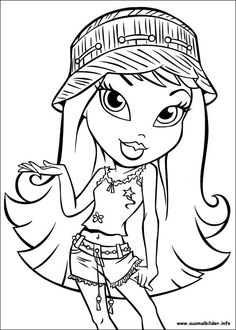 cute baddie girl coloring pages printable jpg