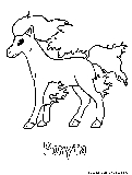 ponyta coloring page printable jpg