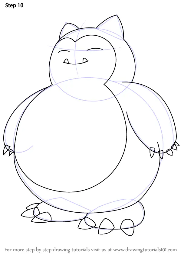 snorlax coloring page printable jpg