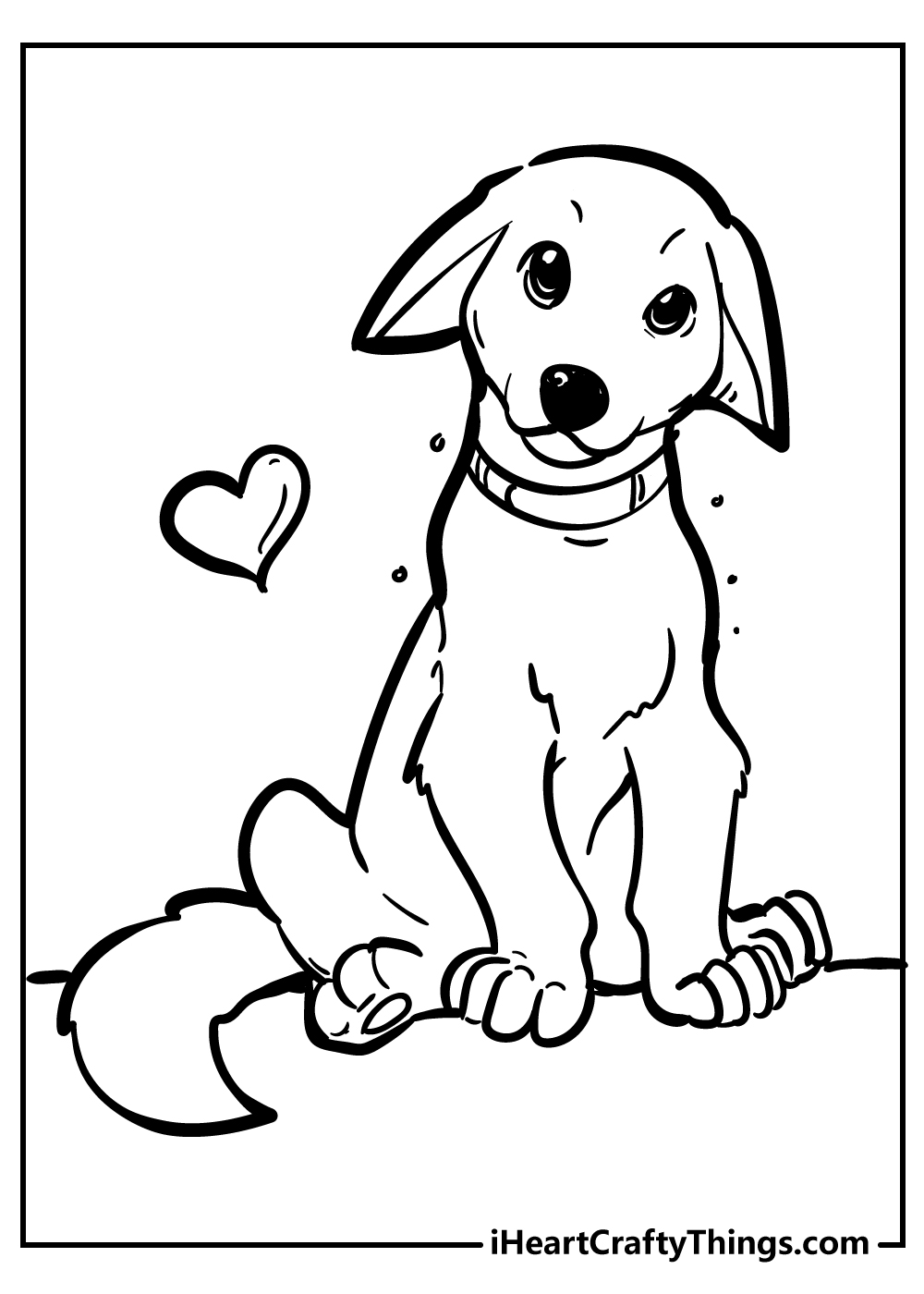 animal dog coloring pages printable jpg