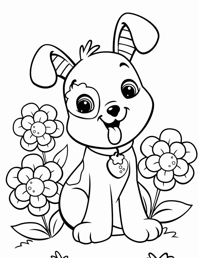 animal dog coloring pages printable jpg