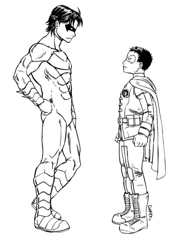 batman and robin coloring pages printable jpg