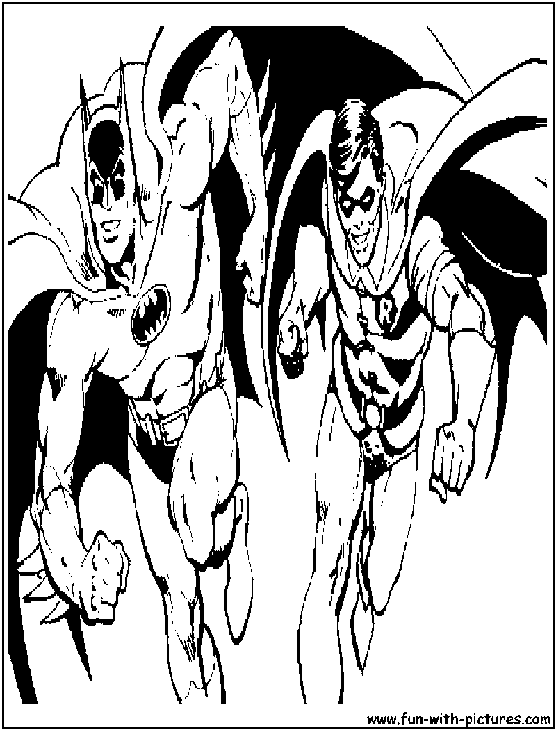 batman and robin coloring pages printable jpg