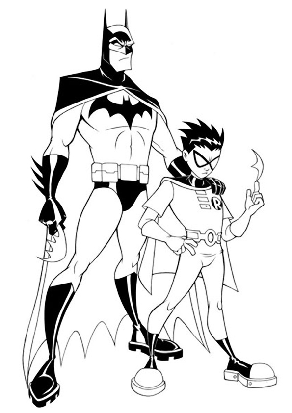 batman and robin coloring pages printable jpg