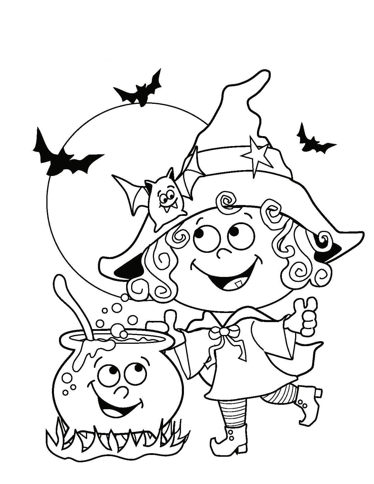 cute halloween coloring pages for kids and adults jpg