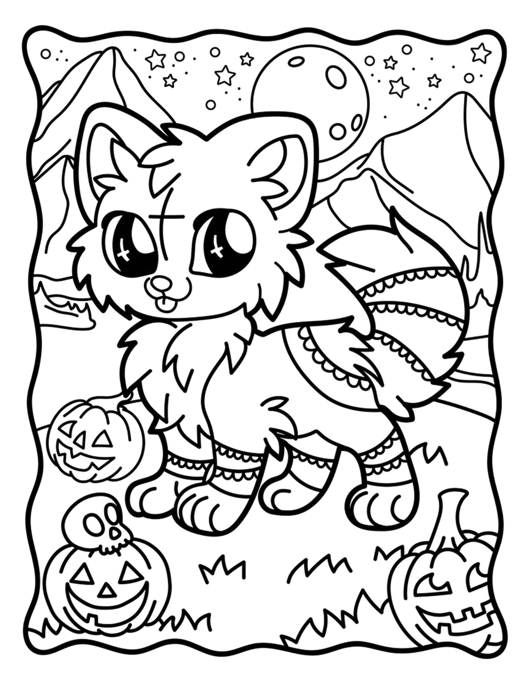 cute halloween coloring pages for kids and adults jpg