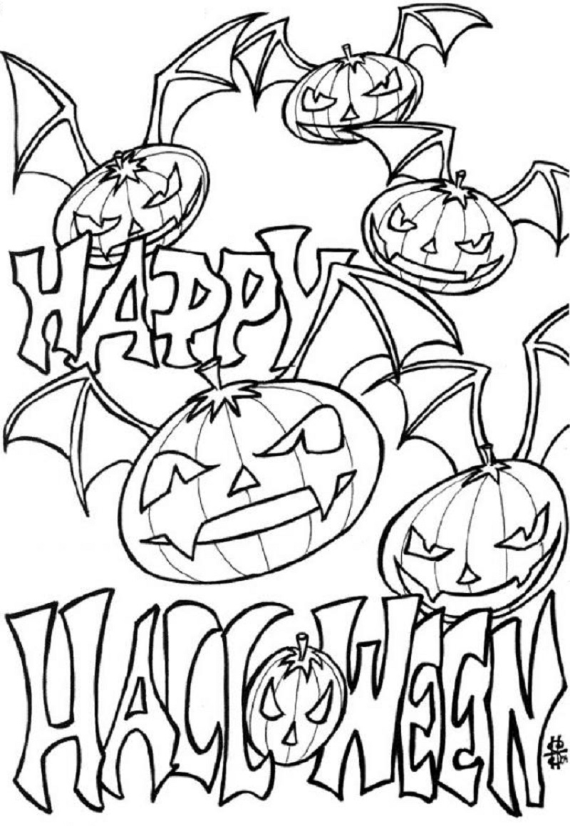 free printable halloween coloring pages jpg