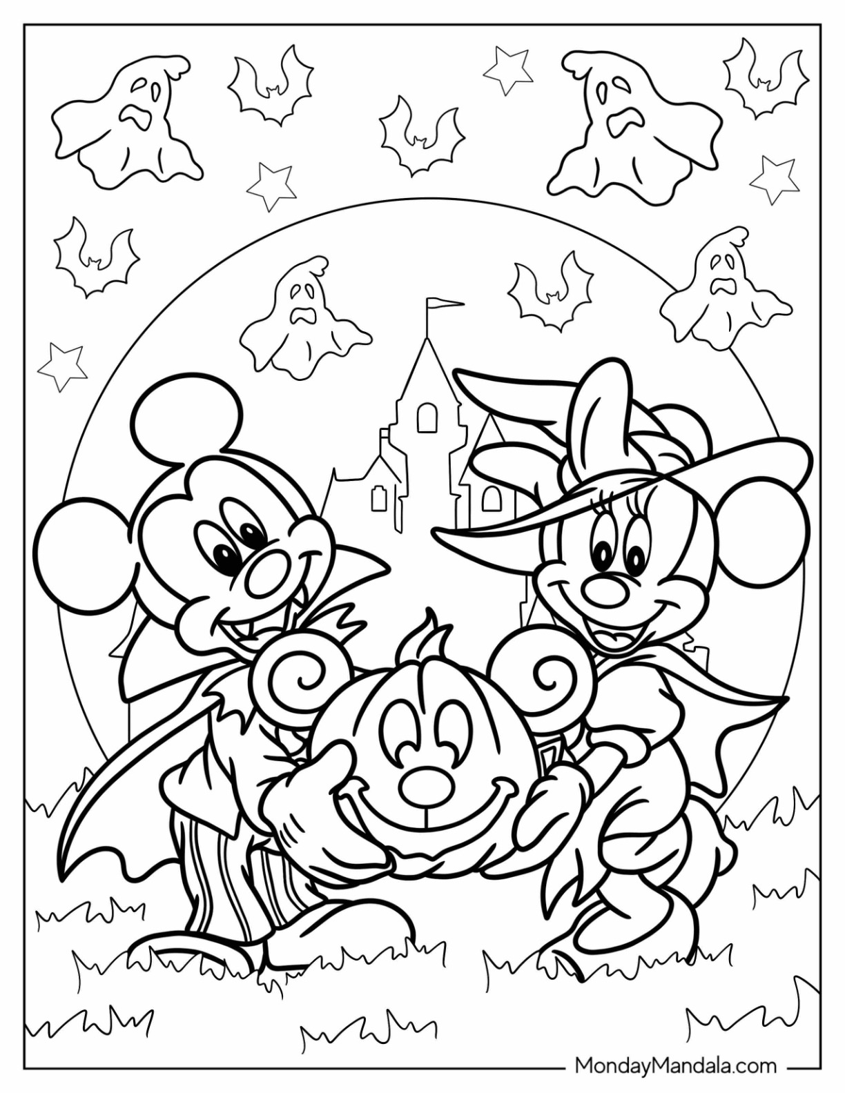 free printable halloween coloring pages jpg