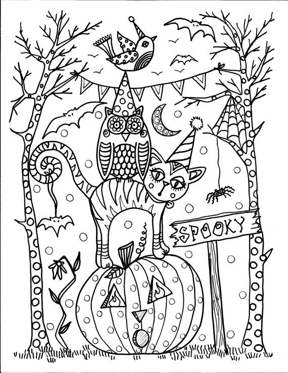 free printable halloween coloring pages jpg