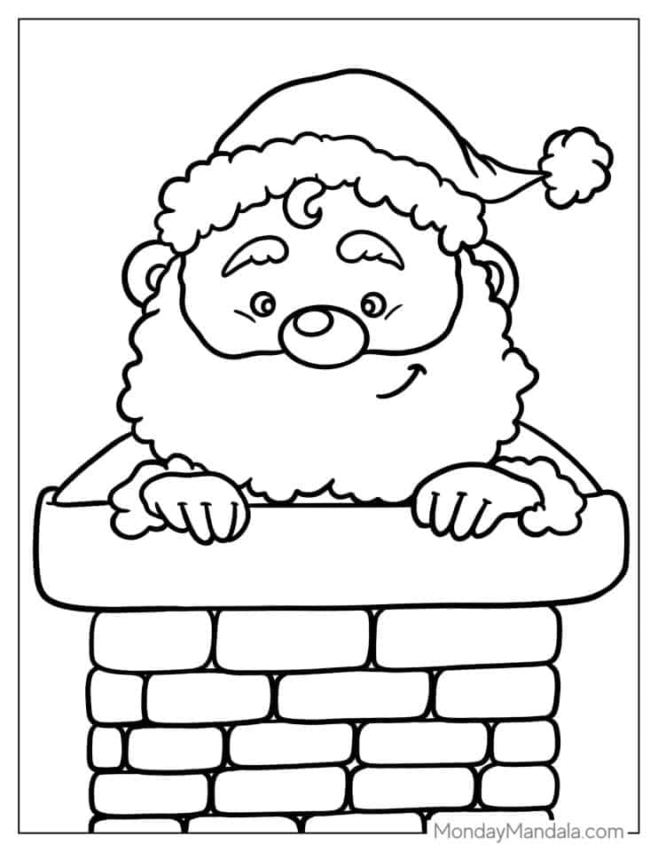 happy christmas coloring pages printable jpg