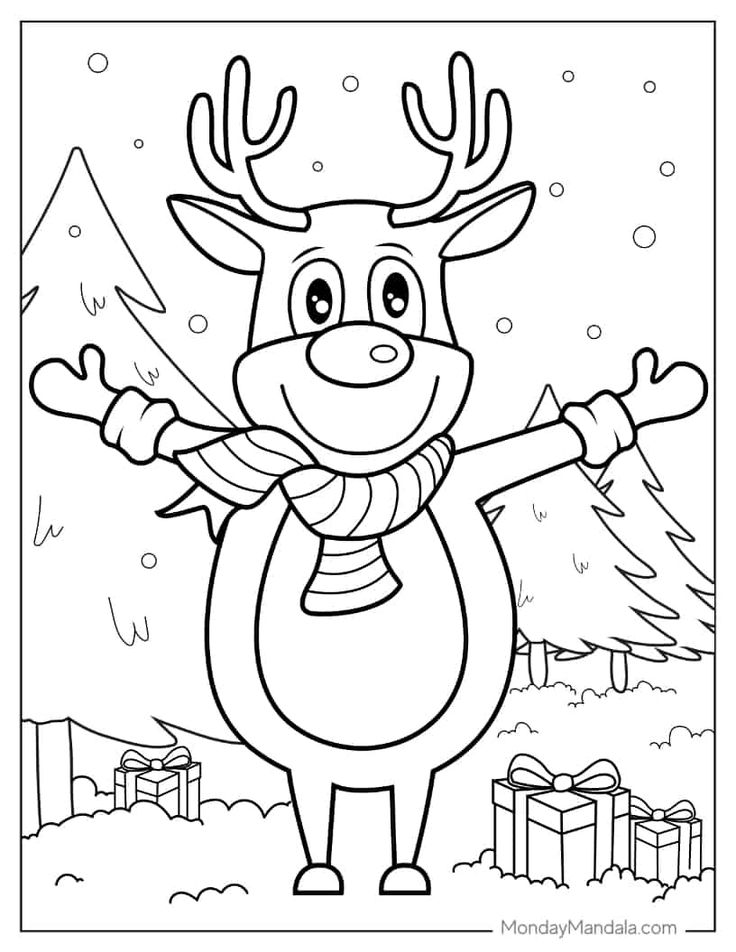 happy christmas coloring pages printable jpg