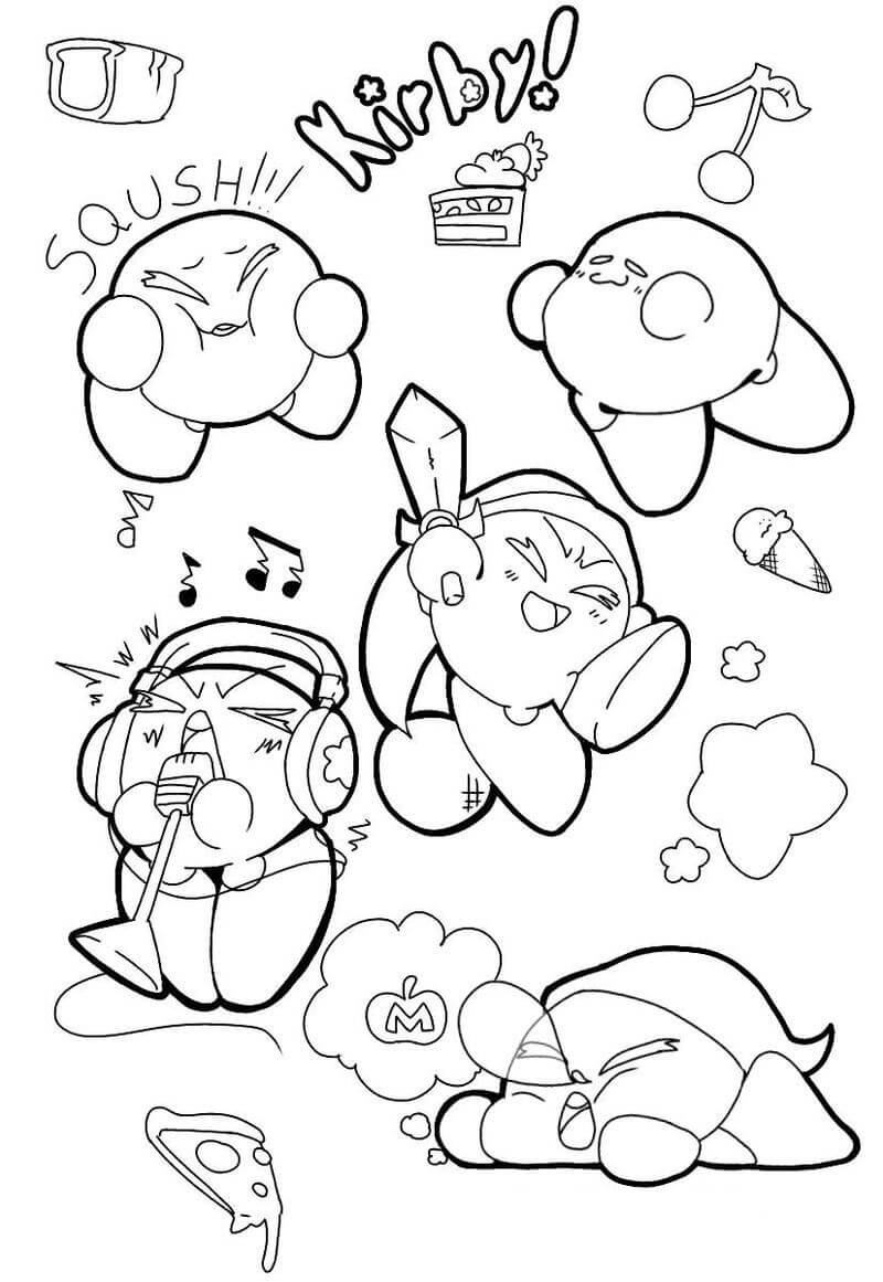 kirby coloring pages printable fun jpg