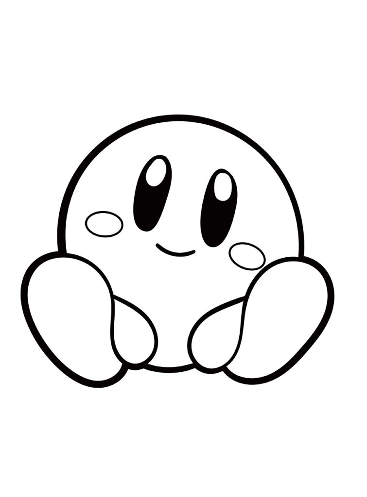 kirby coloring pages printable fun jpg