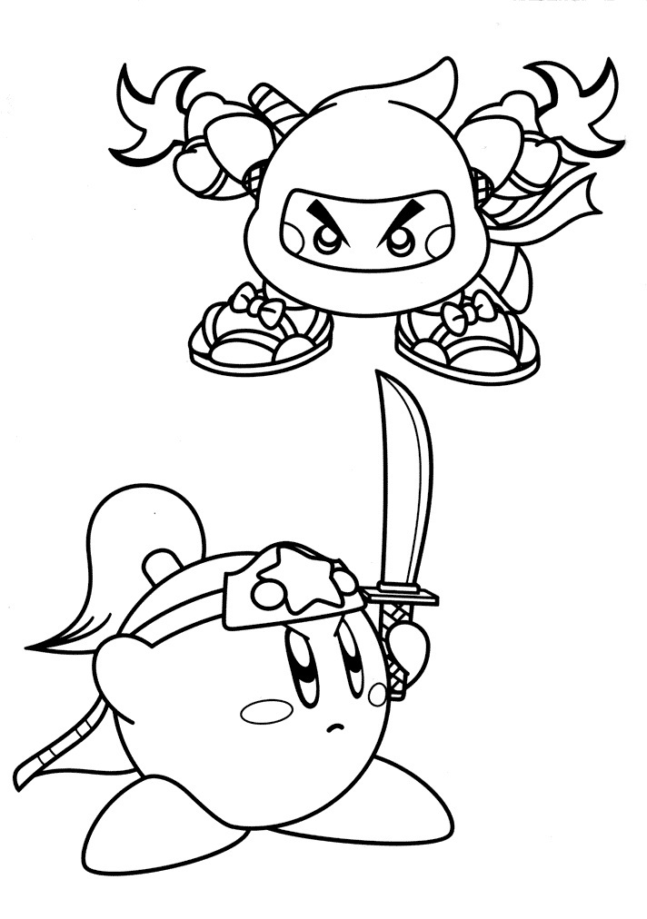 kirby coloring pages printable fun jpg