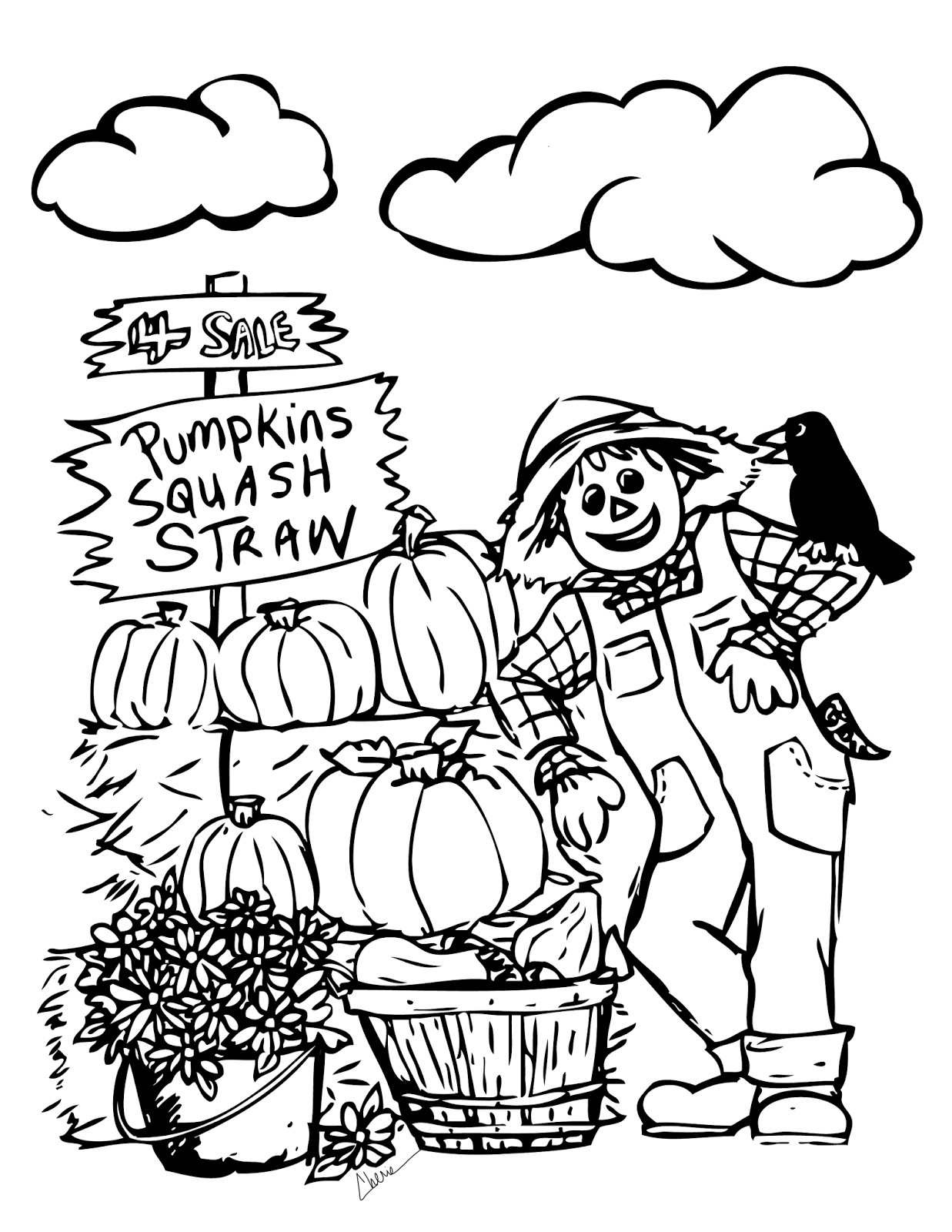 pumpkin coloring pages for kids and adults free printables jpg