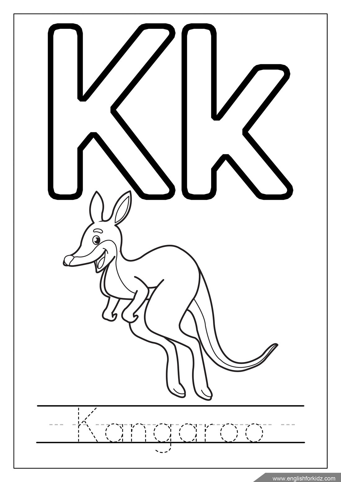 alphabet coloring letter k jpg jpg