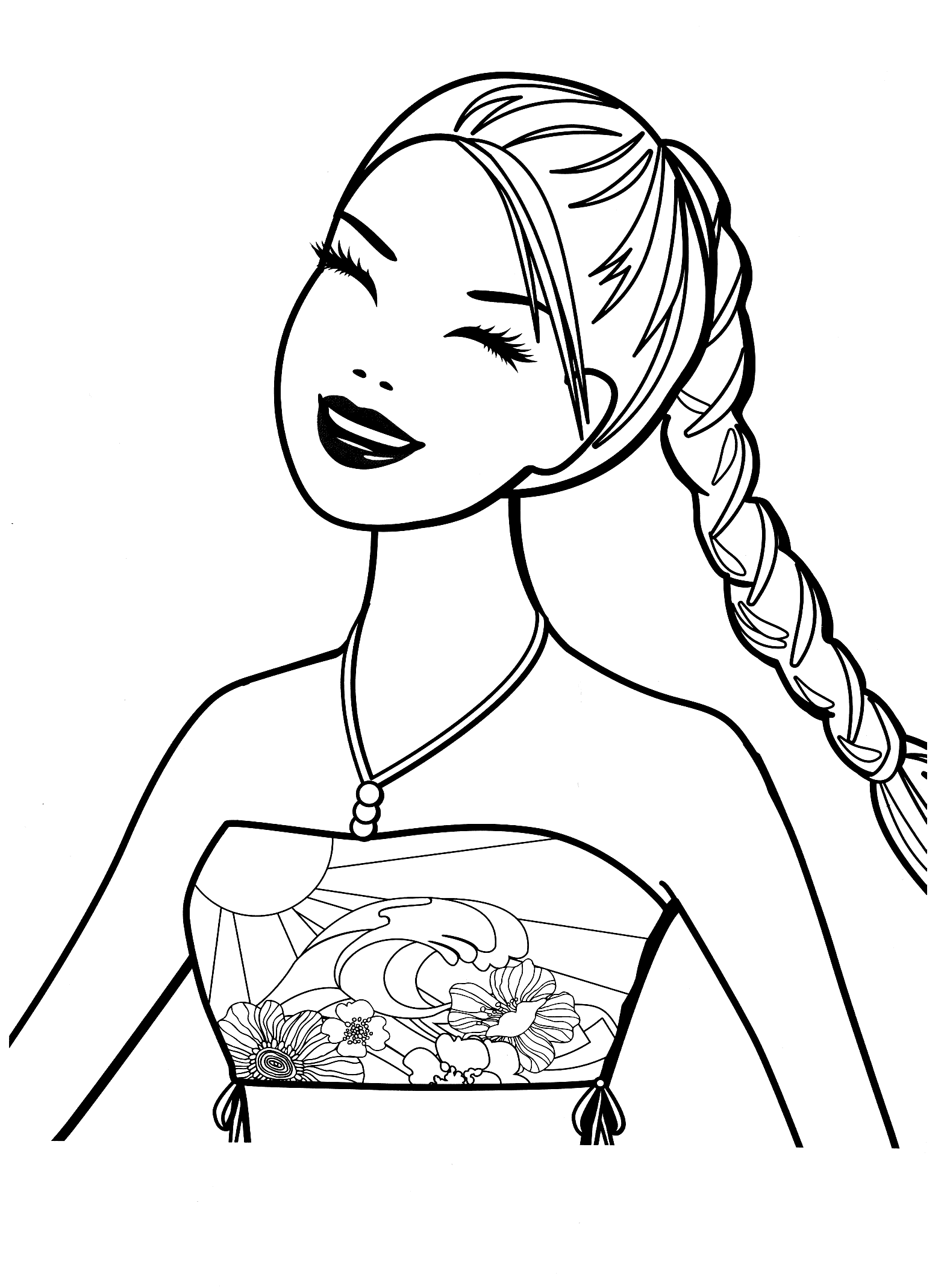 amazing barbie prom coloring pages printable jpg