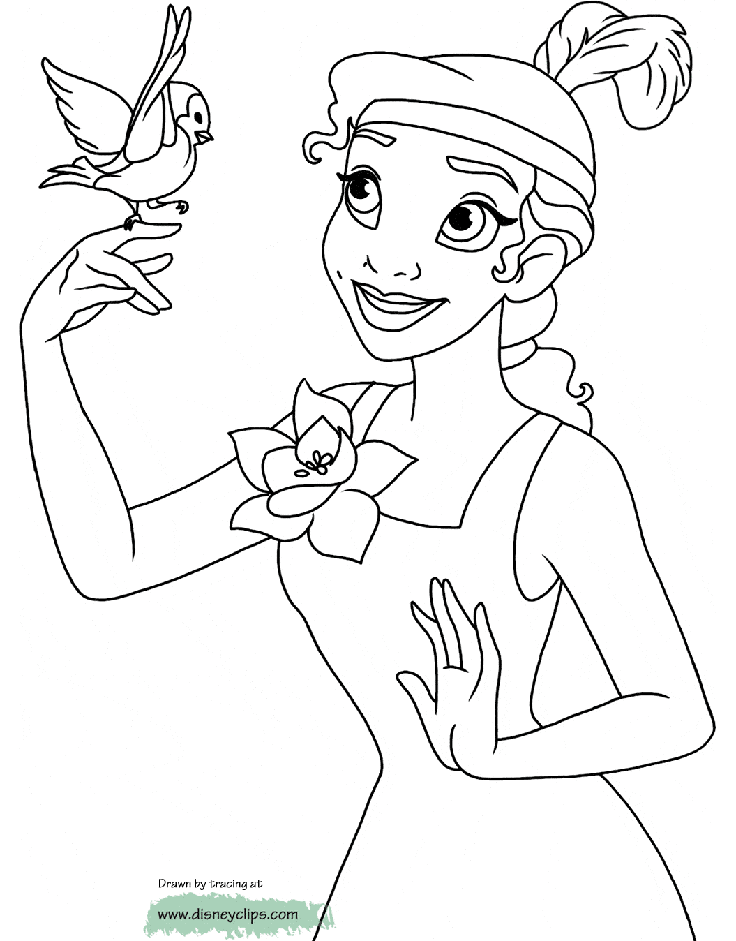 the best princess frog coloring pages printable jpg