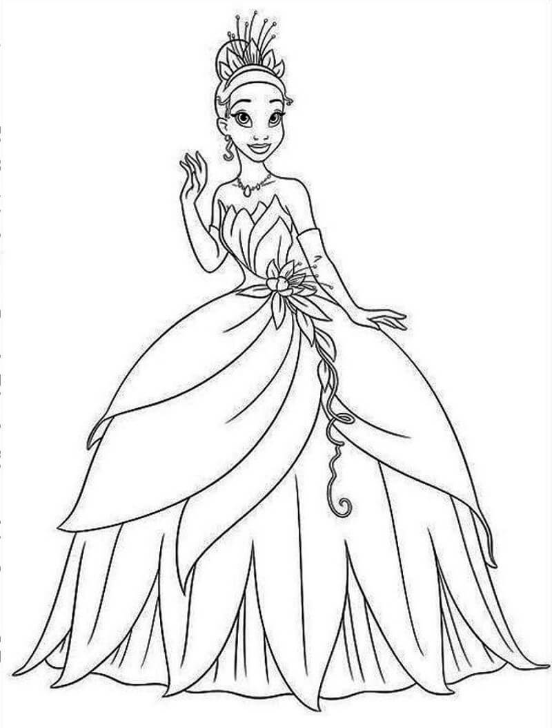 happy princess frog coloring pages printable jpg