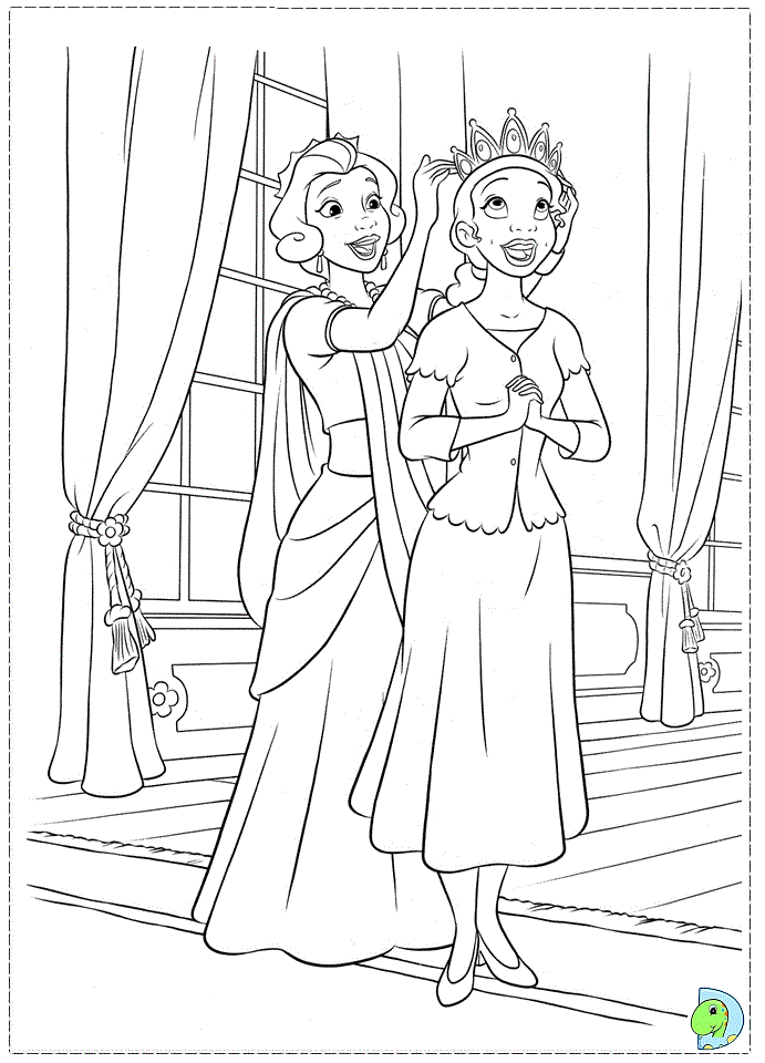 engaging princess frog coloring pages printable jpg