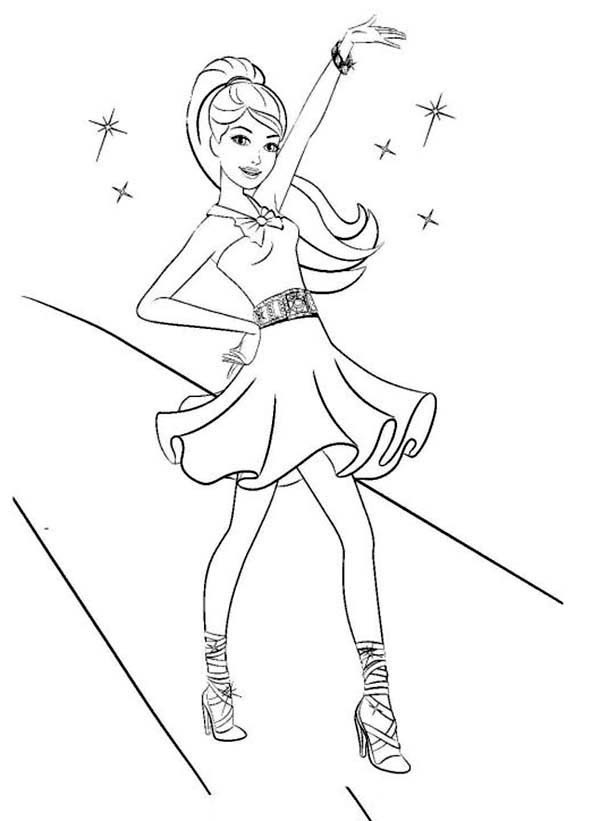 inspiring barbie prom coloring pages printable jpg