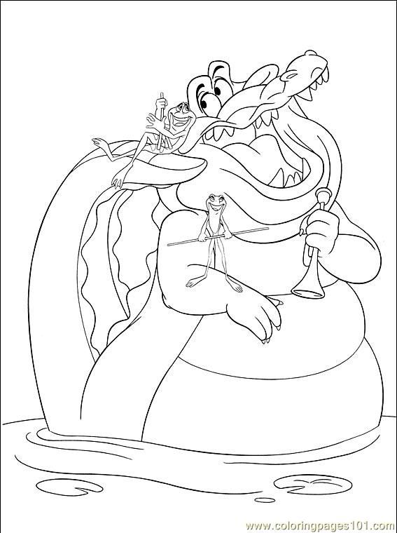 fun princess frog coloring pages printable jpg