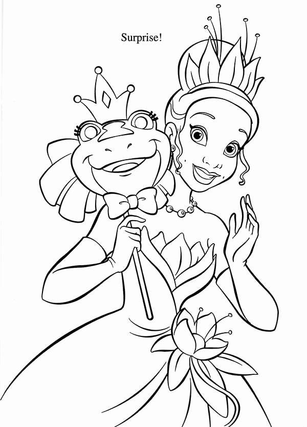 cheerful princess frog coloring pages printable jpg