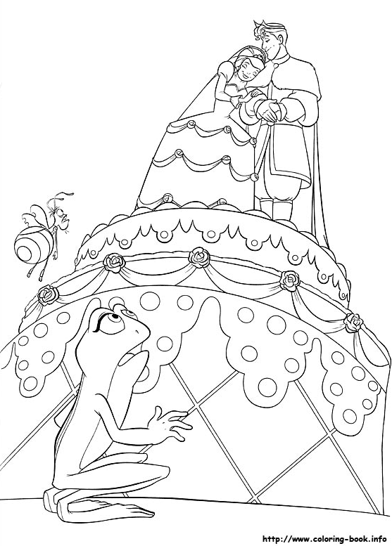 colorful princess frog coloring pages printable jpg