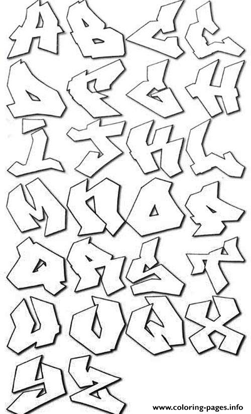 lovely graffiti alphabet coloring pages printable jpg