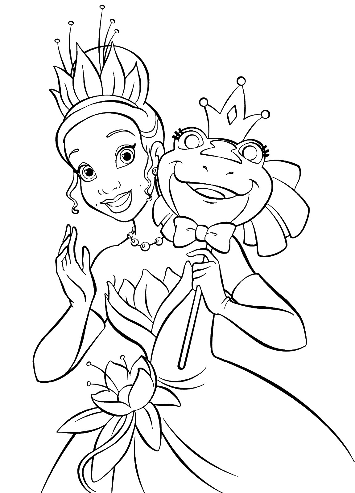 top princess frog coloring pages printable jpg