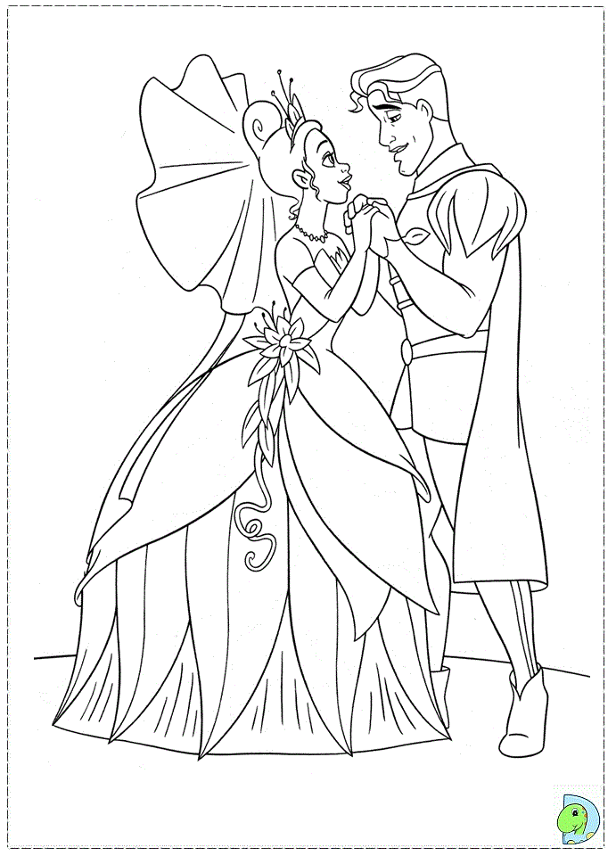 entertaining princess frog coloring pages printable jpg