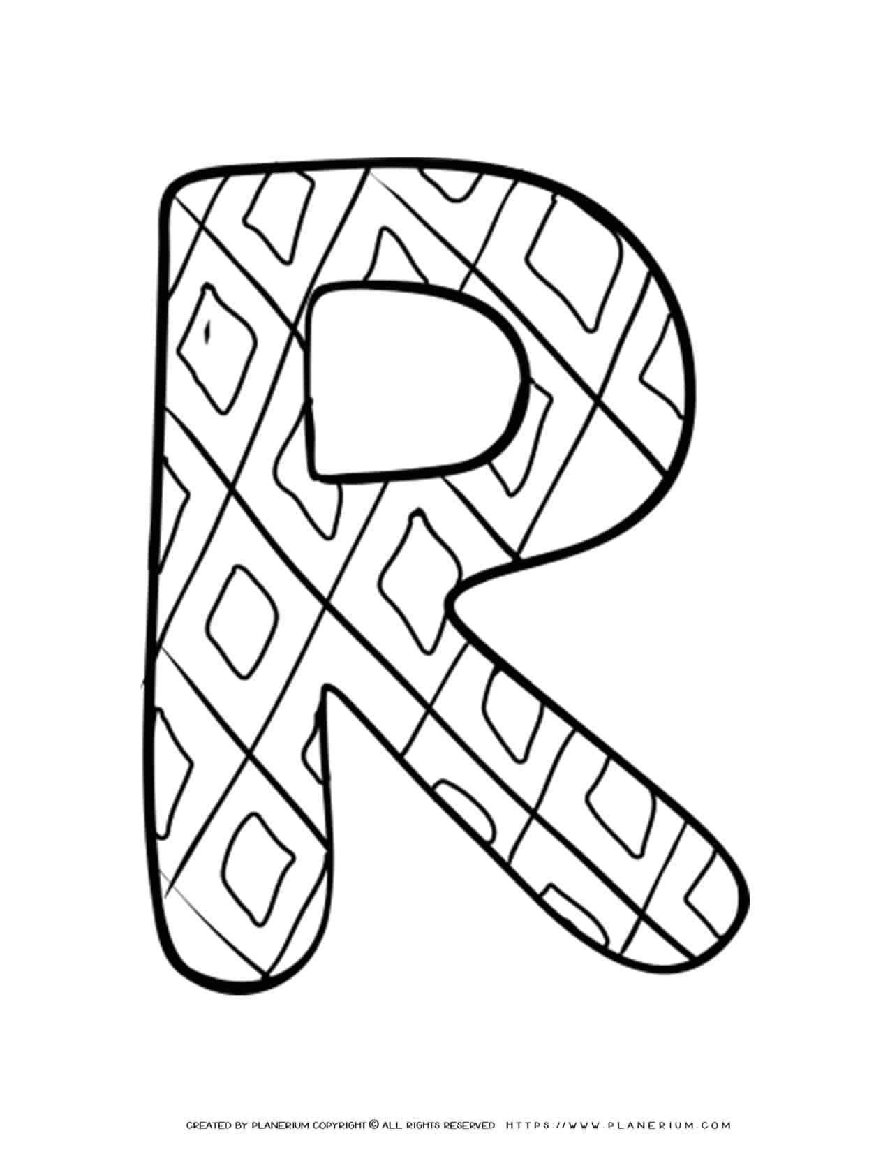 fun alphabet lore r coloring pages printable jpg