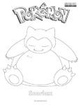 10 Snorlax Pokemon Coloring Pages for Creative Relaxation