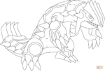 10 Groudon Pokémon Coloring Pages for Kids and Adults