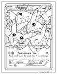 10 Pokémon Coloring Pages Cards to Unleash Your Inner Artist
