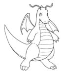 10 Enchanting Dragonite Pokémon Coloring Pages for Creative Kids and Adults