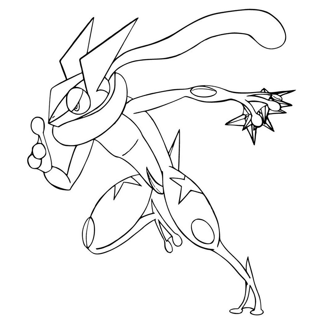 10 Greninja Pokémon Coloring Pages: Unleash Your Inner Ninja!