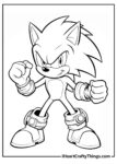 Sonic The Hedgehog Coloring Pages