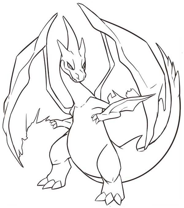 35 Charizard Pokemon Coloring Pages Free Printable 28