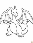 35 Charizard Pokemon Coloring Pages Free Printable 24