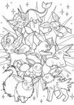Free & Easy To Print Eevee Coloring Pages