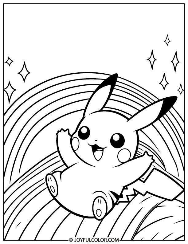 Top 20 Pikachu Coloring Pages - Free Printable PDFs!