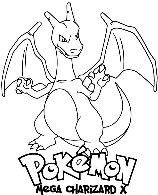 35 Charizard Pokemon Coloring Pages Free Printable 30