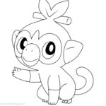 10 Grookey Coloring Pages: Unleash Your Inner Artist with the Grassy Chimpanzee
