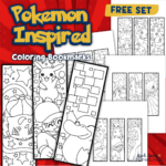 10 Pokemon Coloring Bookmarks: Unleash Your Creativity and Capture the Magic