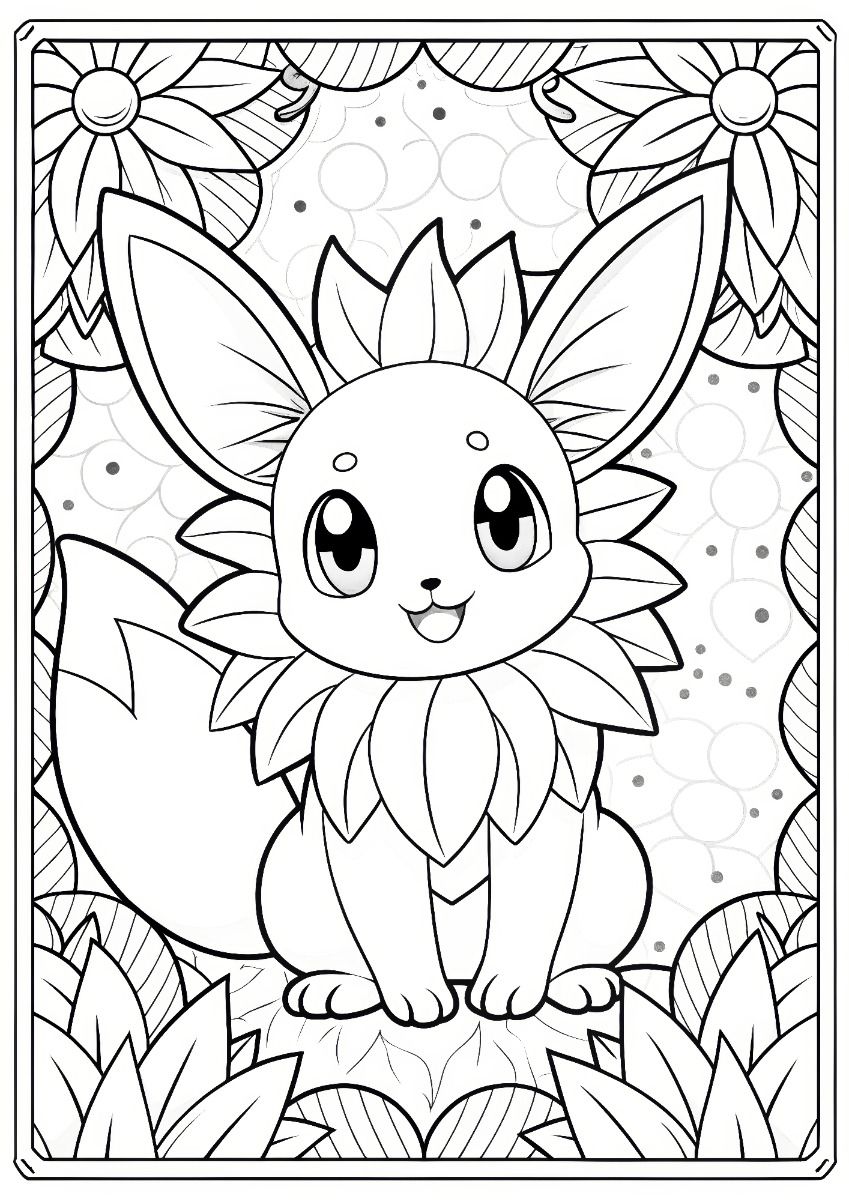 Printable Pokémon Card Coloring Pages - Free