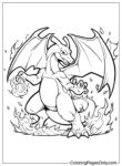35 Charizard Pokemon Coloring Pages Free Printable 22