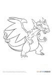 35 Charizard Pokemon Coloring Pages Free Printable 5