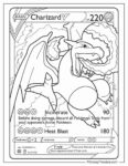 35 Charizard Pokemon Coloring Pages Free Printable 1